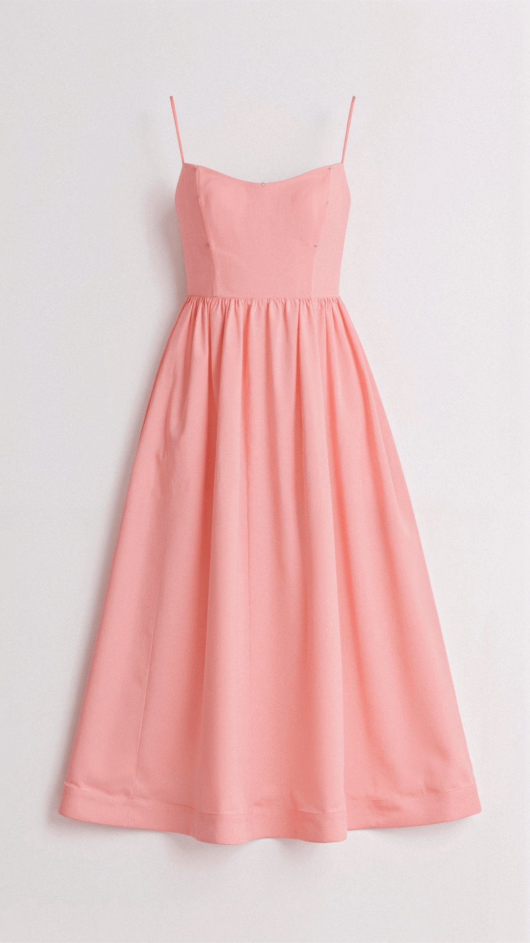 Damen A-Linie Midikleid Ascot-Stil