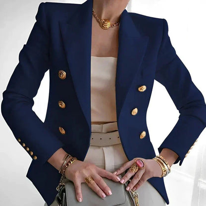 Eveloria Damen Doppelreiher Blazer