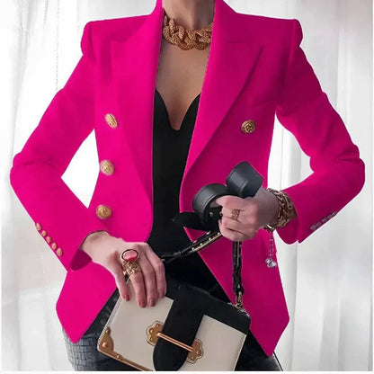 Eveloria Damen Doppelreiher Blazer