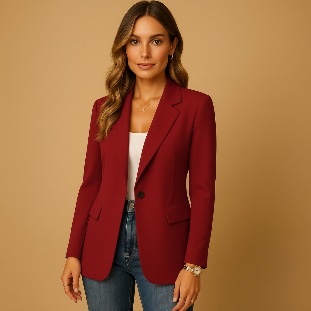 Damen Taillierter Blazer Maßgeschneidert