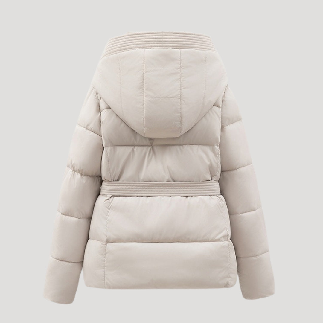 Damen Steppjacke mit Kapuze Gefüttert