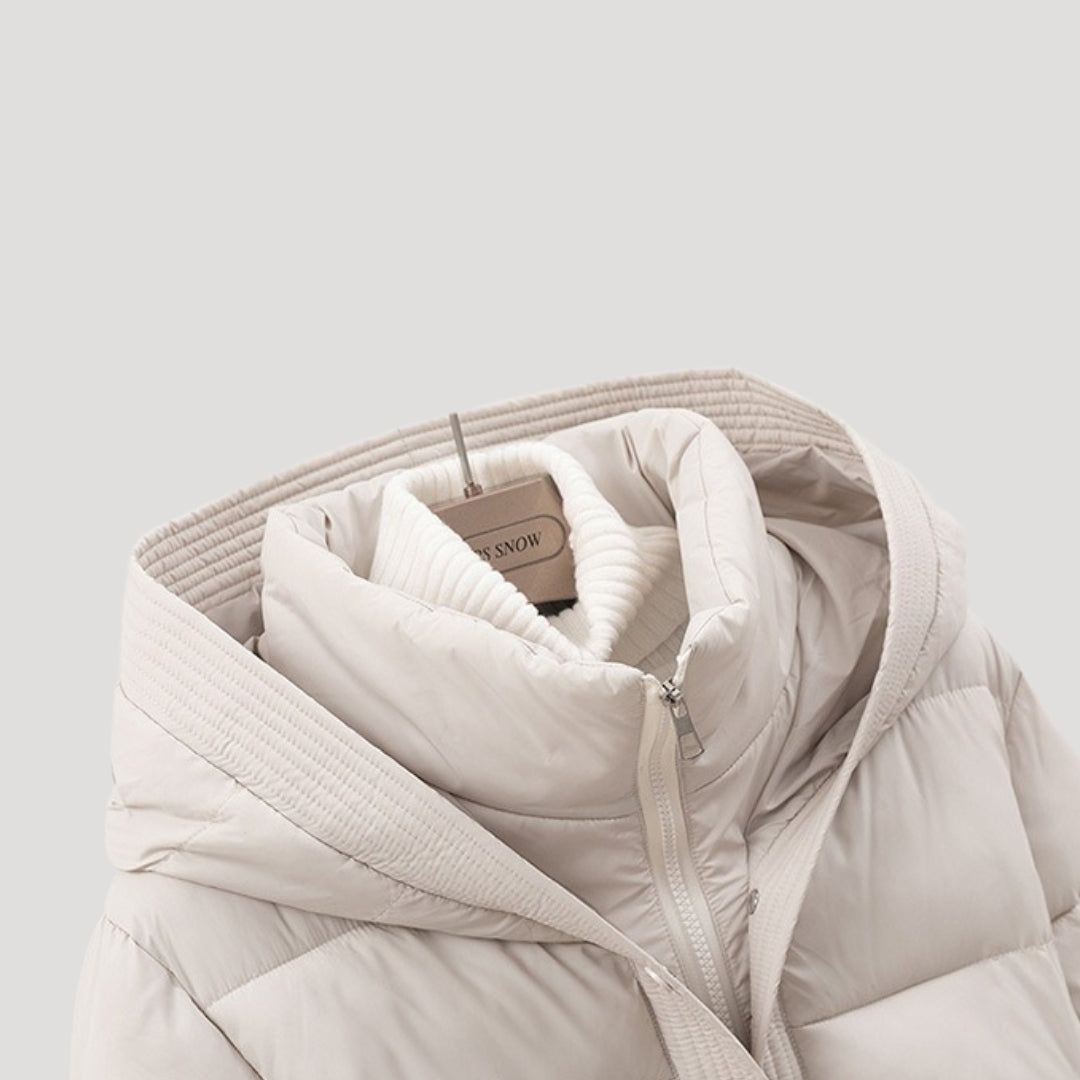 Damen Steppjacke mit Kapuze Gefüttert