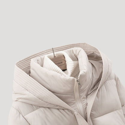 Damen Steppjacke mit Kapuze Gefüttert