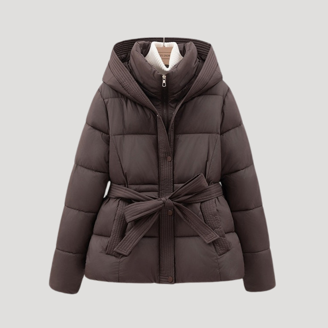 Damen Steppjacke mit Kapuze Gefüttert