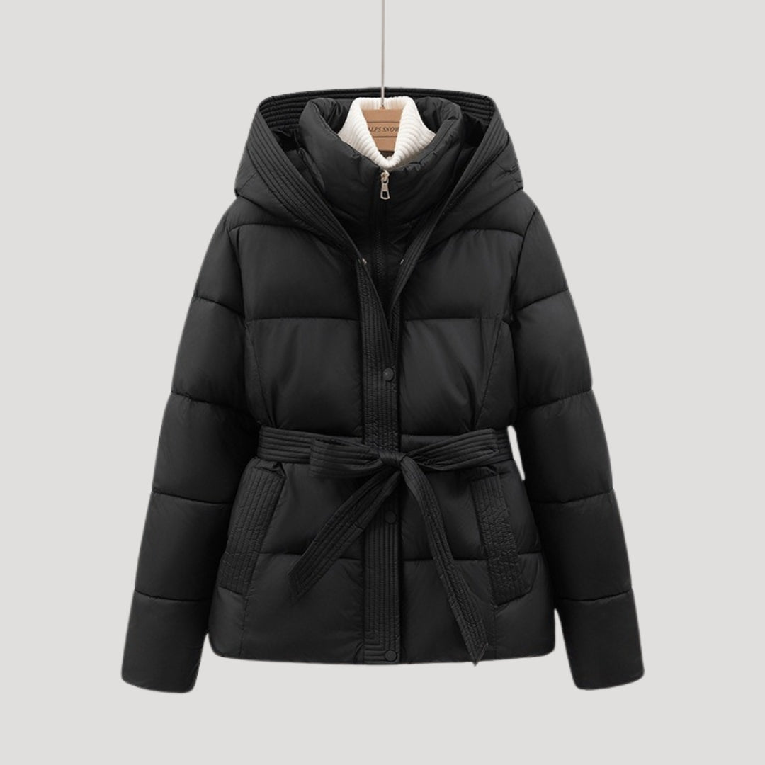Damen Steppjacke mit Kapuze Gefüttert