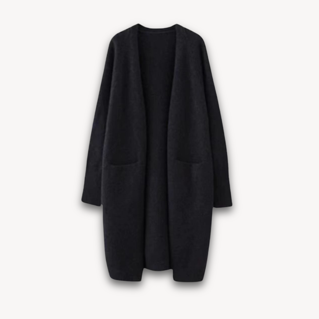 Damen Offener Langcardigan Stil
