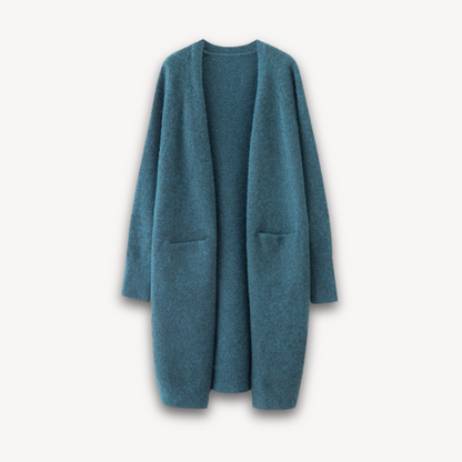 Damen Offener Langcardigan Stil
