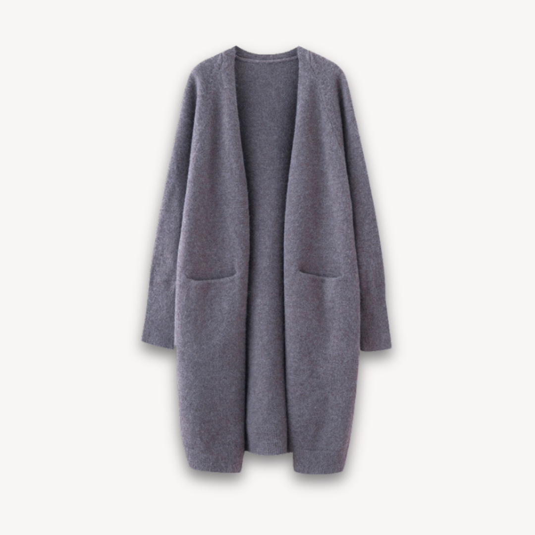 Damen Offener Langcardigan Stil