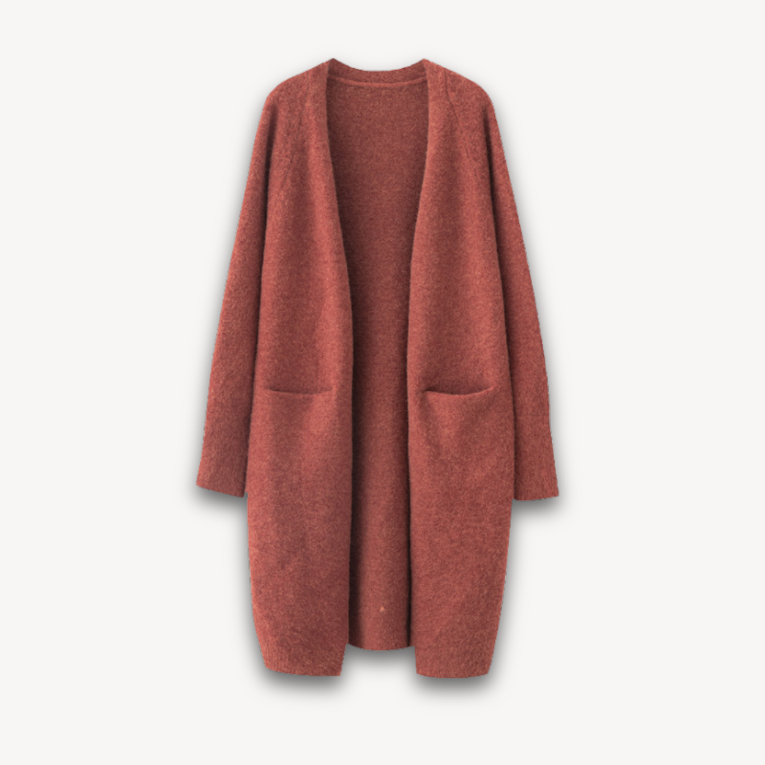 Damen Offener Langcardigan Stil