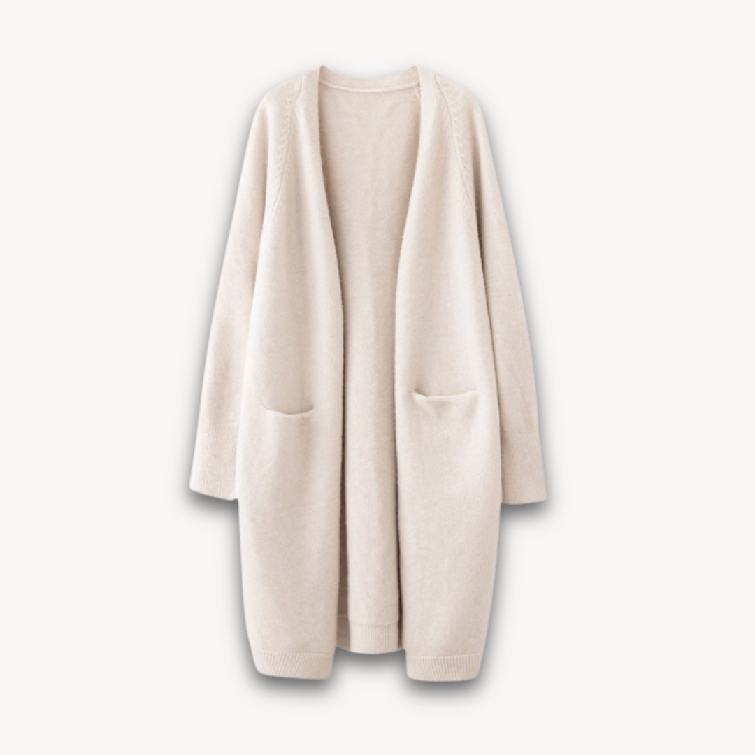 Damen Offener Langcardigan Stil - Eveloria
