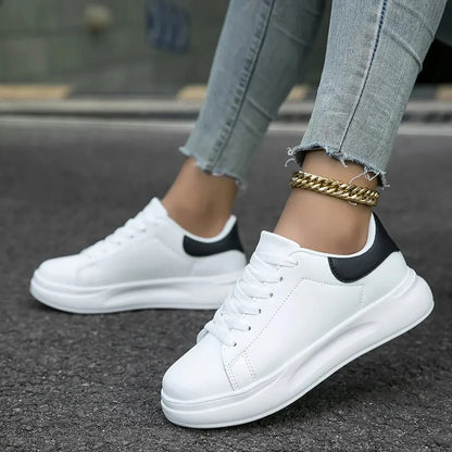 Damen Sneaker Modische Streetstyle Freizeitschuhe