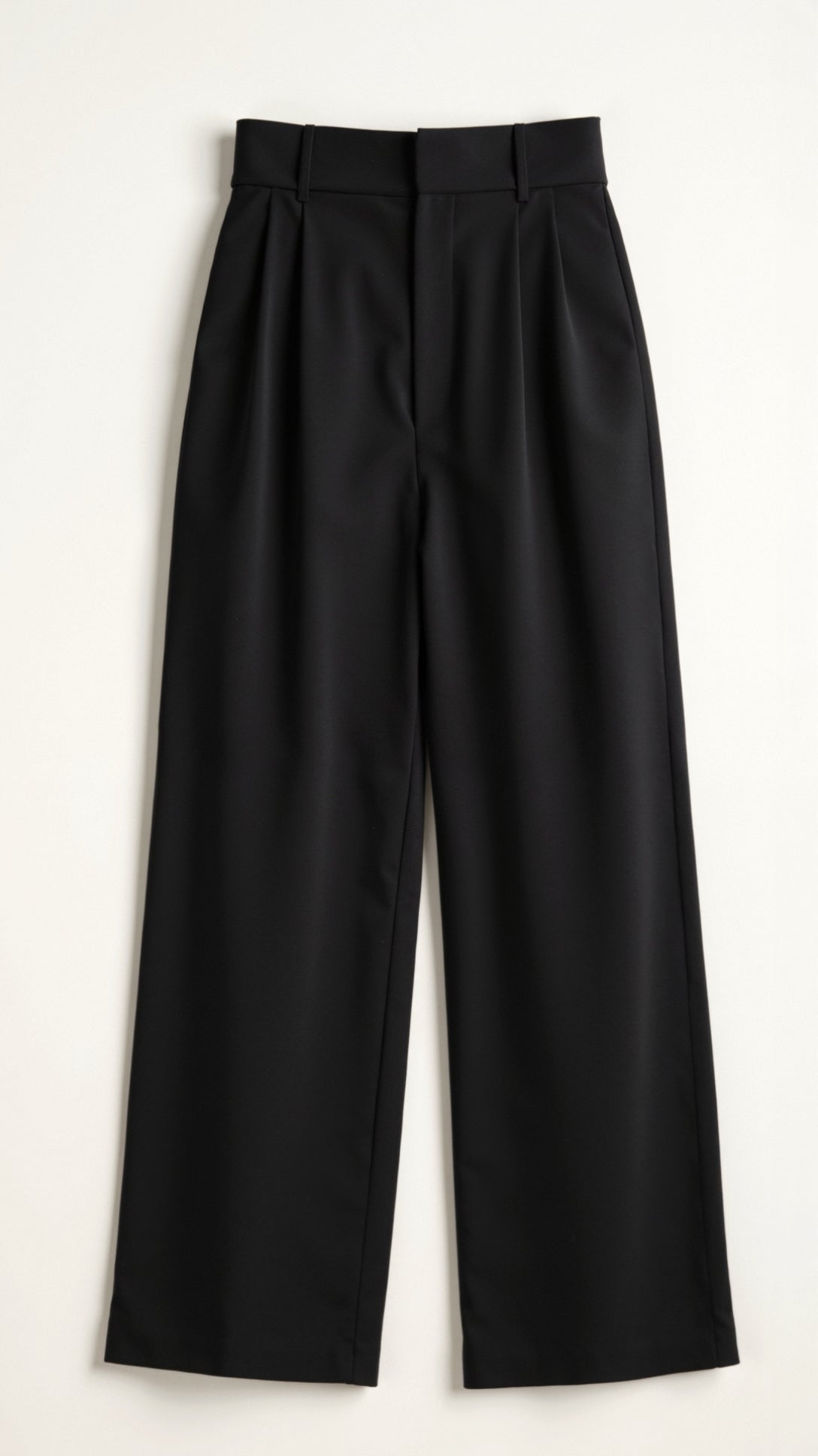 Damen Weitbeinige Hose Hohe Taille