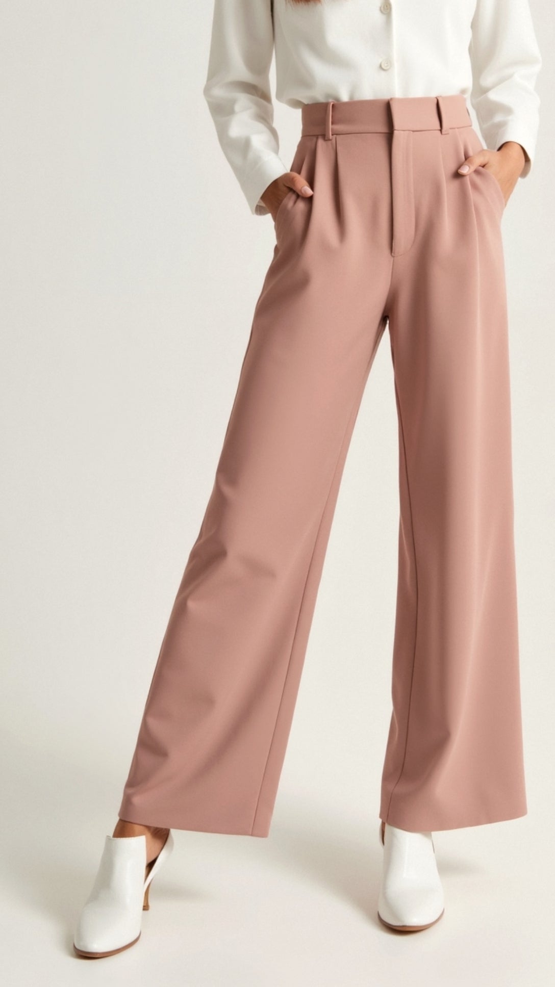 Gabriela Damen Hochtaillierte Weitehose