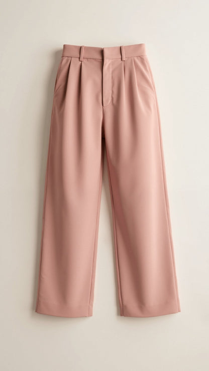 Damen Weitbeinige Hose Hohe Taille