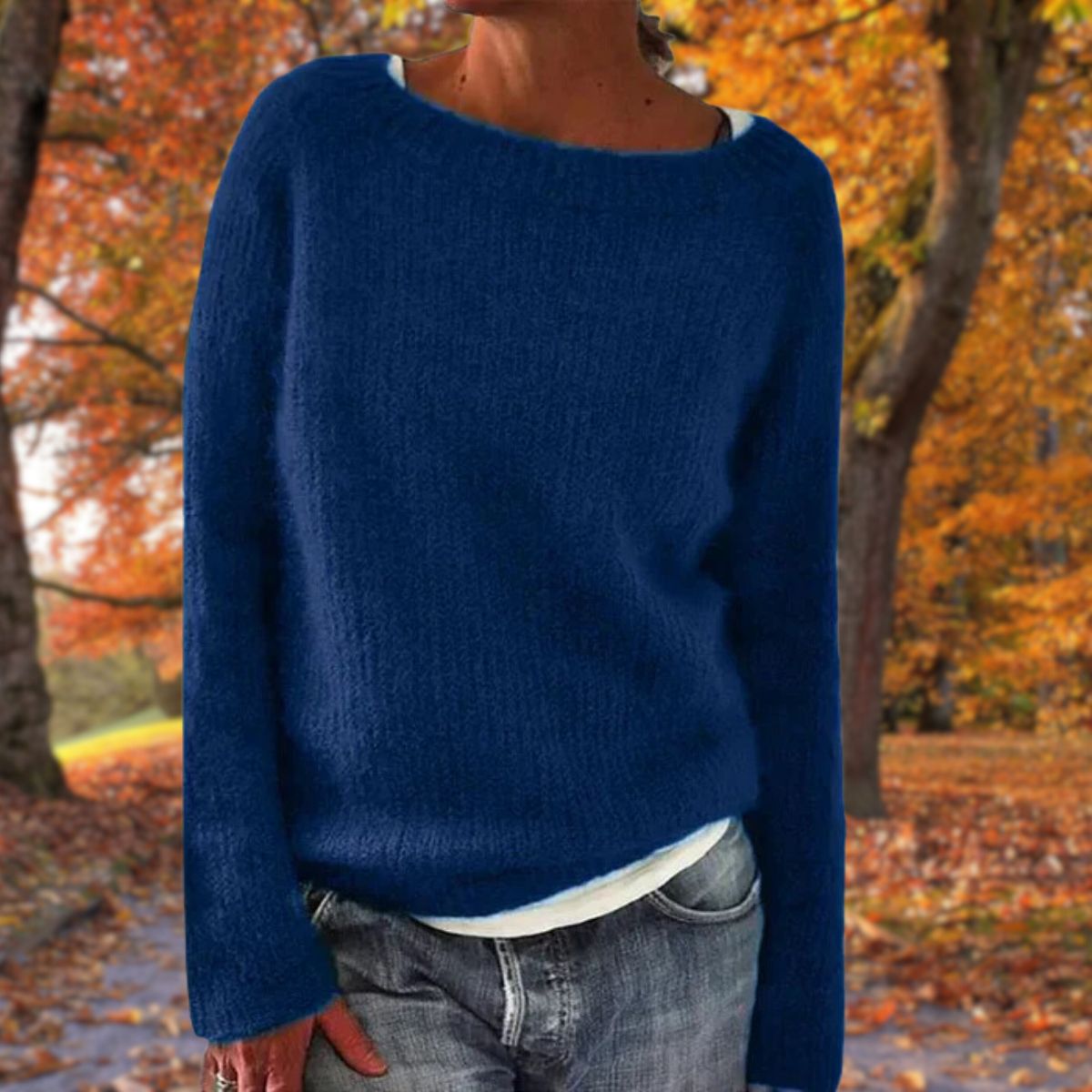 Damen Wollpullover Klassisches Design