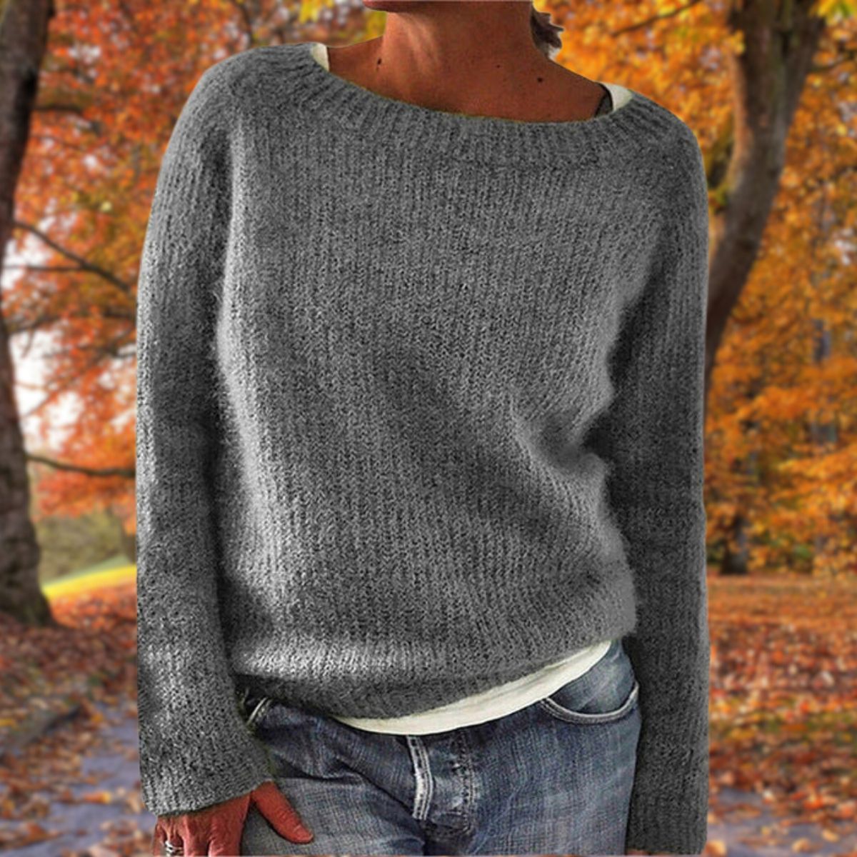 Damen Wollpullover Klassisches Design