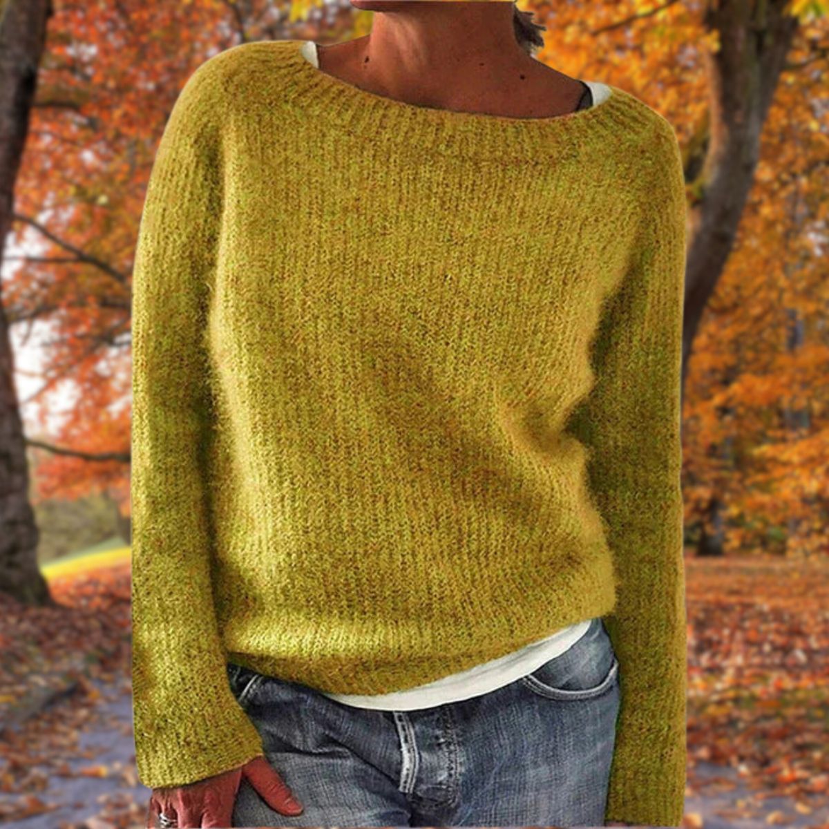 Damen Wollpullover Klassisches Design - Eveloria