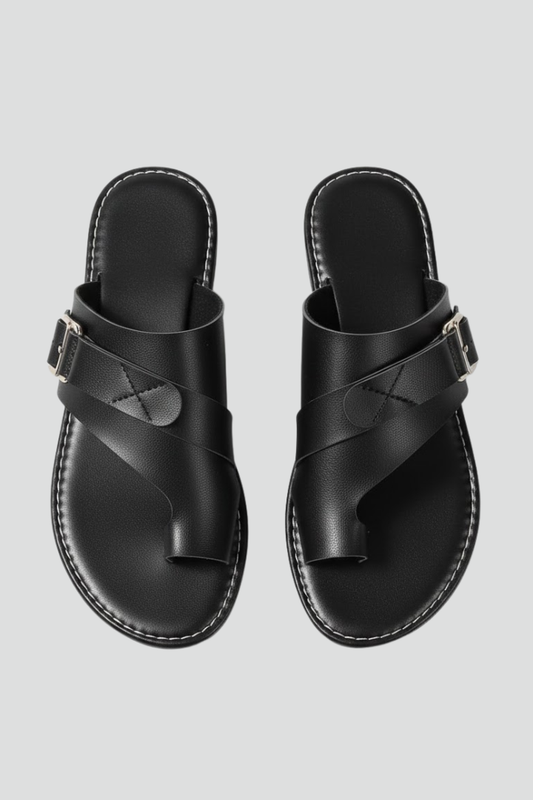 Damen Sommersandalen Schnallenverschluss - Eveloria