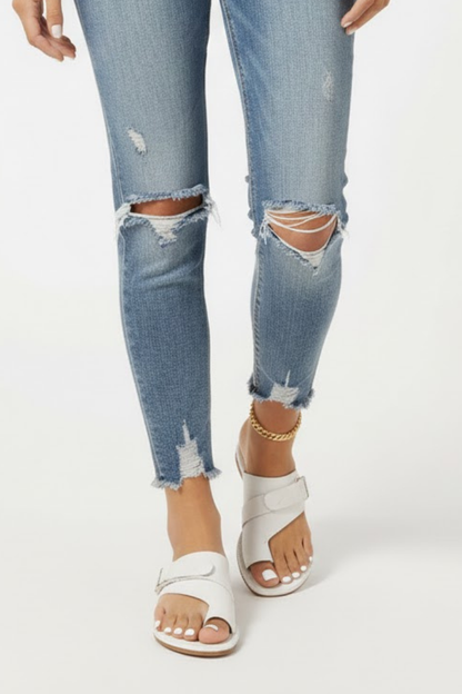 Damen Sommersandalen Schnallenverschluss