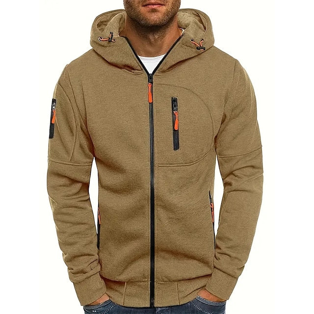 Herren Winterjacke Übergangsmodell Reißverschluss
