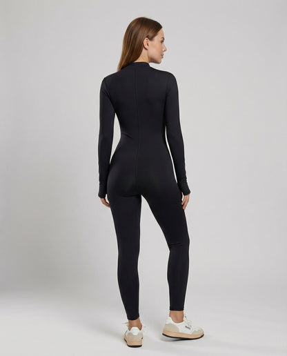 Damen Overall Stehkragen Herbst