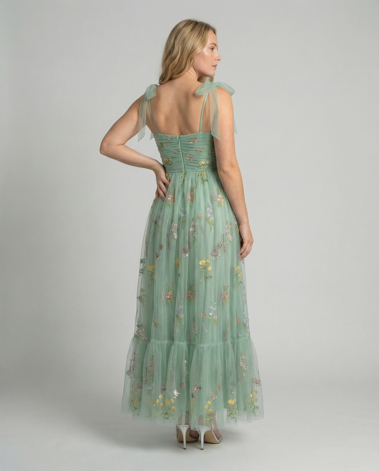 Elegantes Damen Tüll Ballkleid