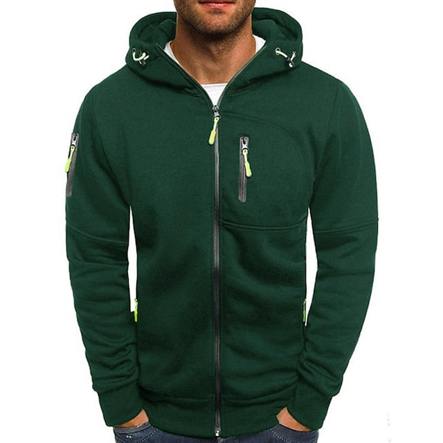 Herren Winterjacke Übergangsmodell Reißverschluss
