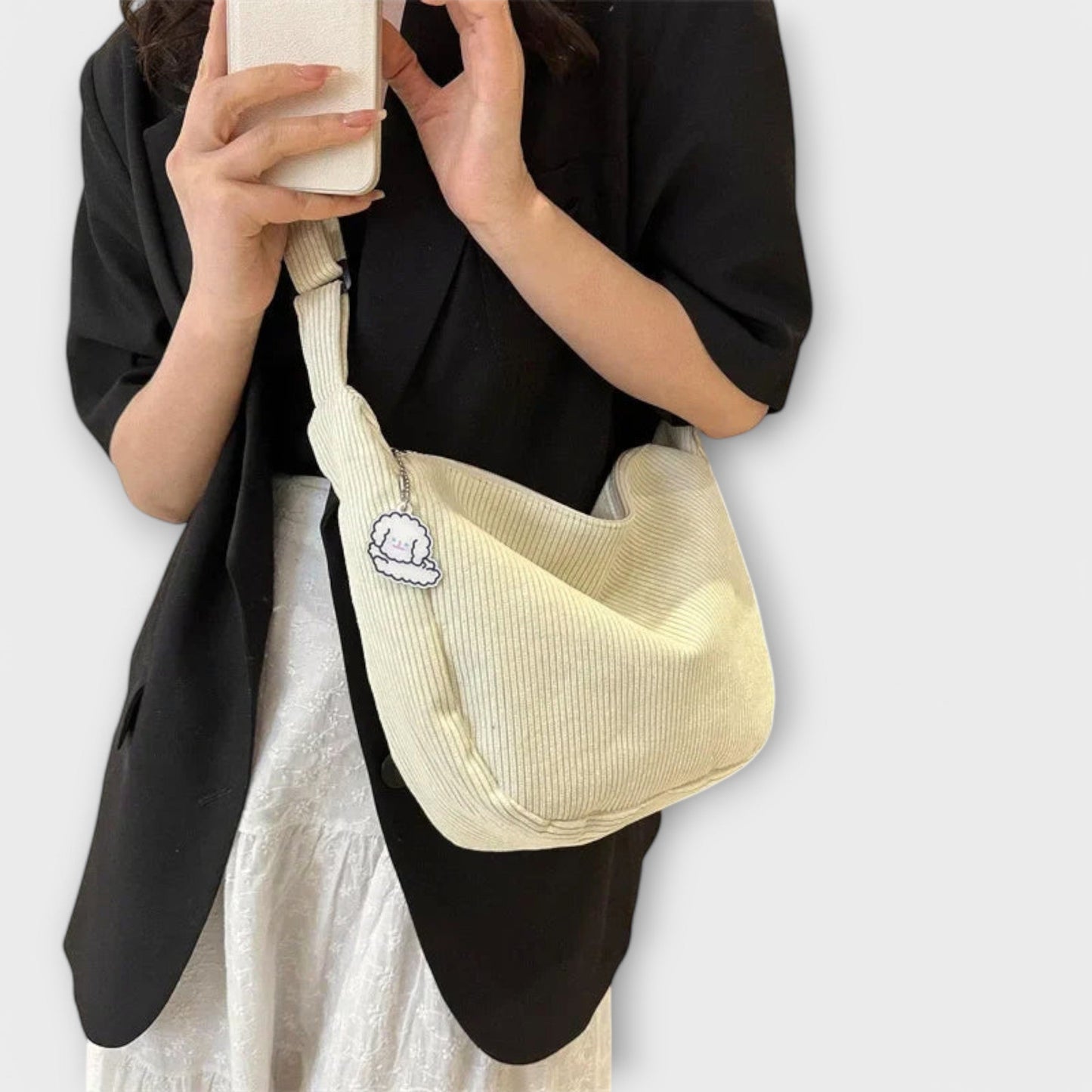 Damen Schultertasche Elegantes Design Leder
