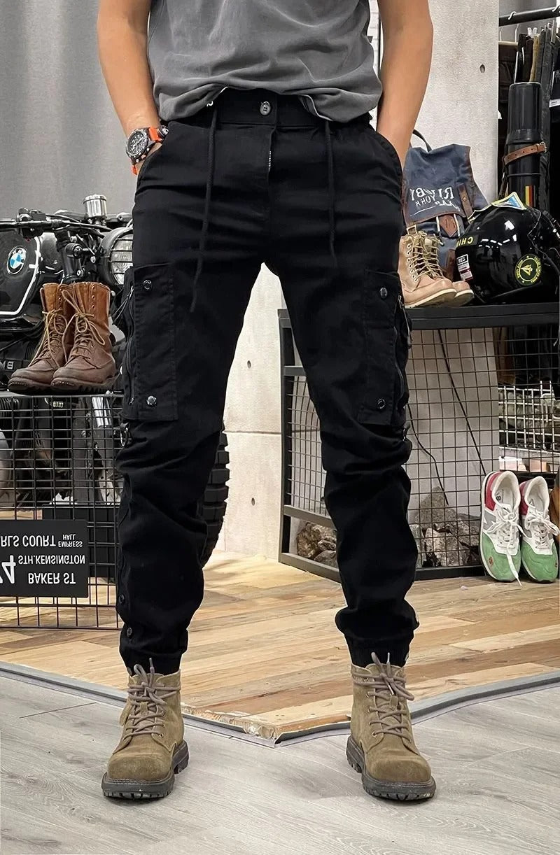 Eveloria Damen Stretch Cargo-Hose Mit Taschen