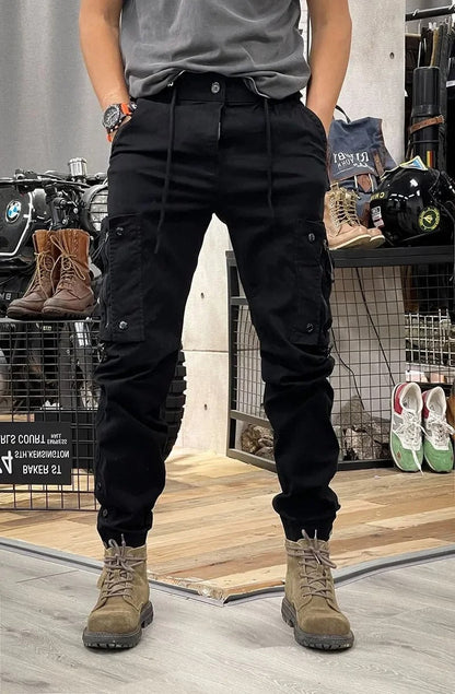 Eveloria Damen Stretch Cargo-Hose Mit Taschen