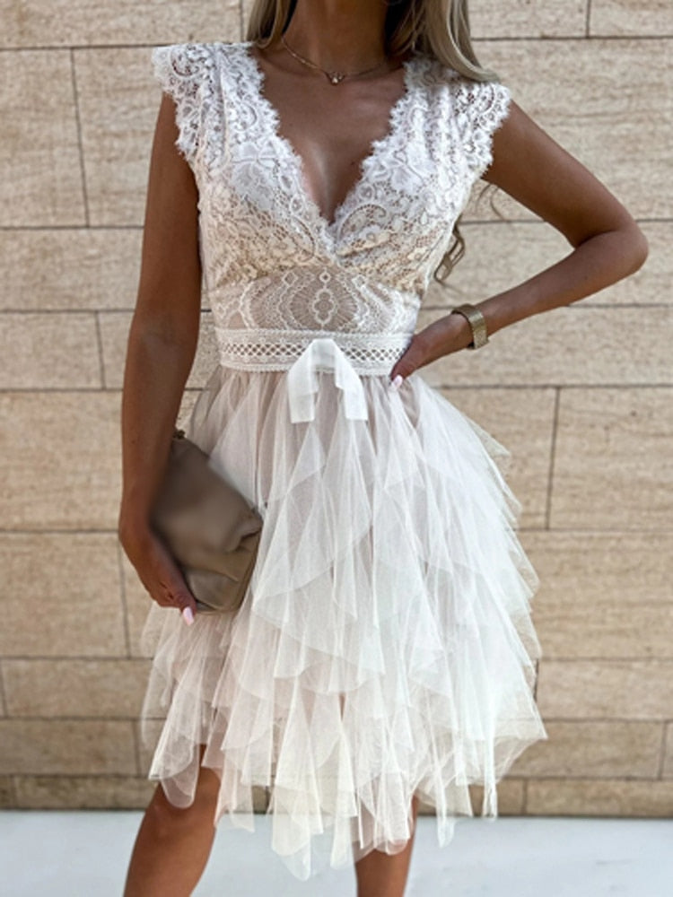 Eveloria Damen Cocktailkleid Elegant für Besondere Anlässe