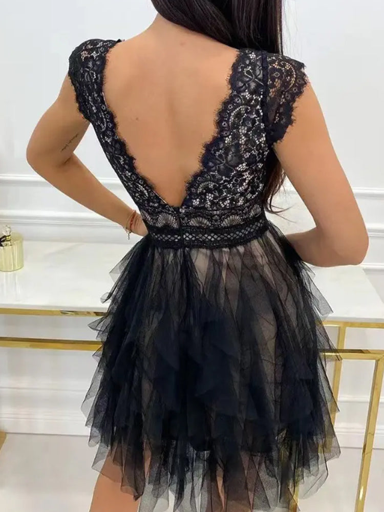 Eveloria Damen Cocktailkleid Elegant für Besondere Anlässe