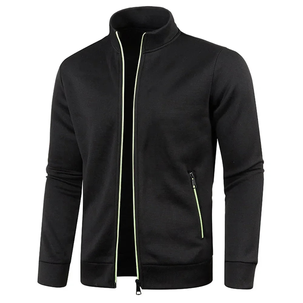 Zip Cardigan | Langarm | Atmungsaktiv | Reißverschlussjacke | Herrenbekleidung-Chaps Herrenmode
