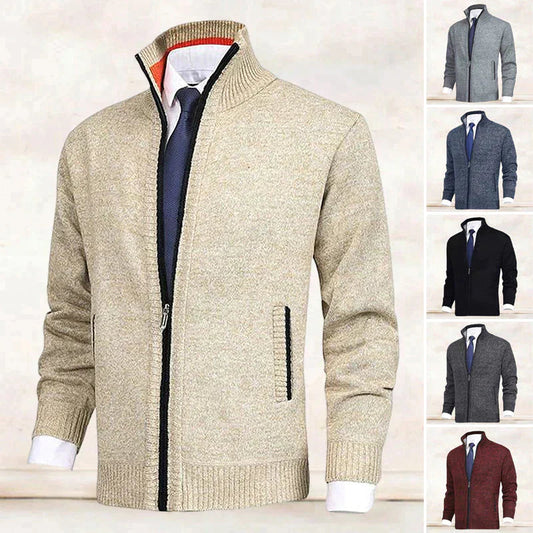 Herren Strickjacke Warm Winter Cardigan - Eveloria