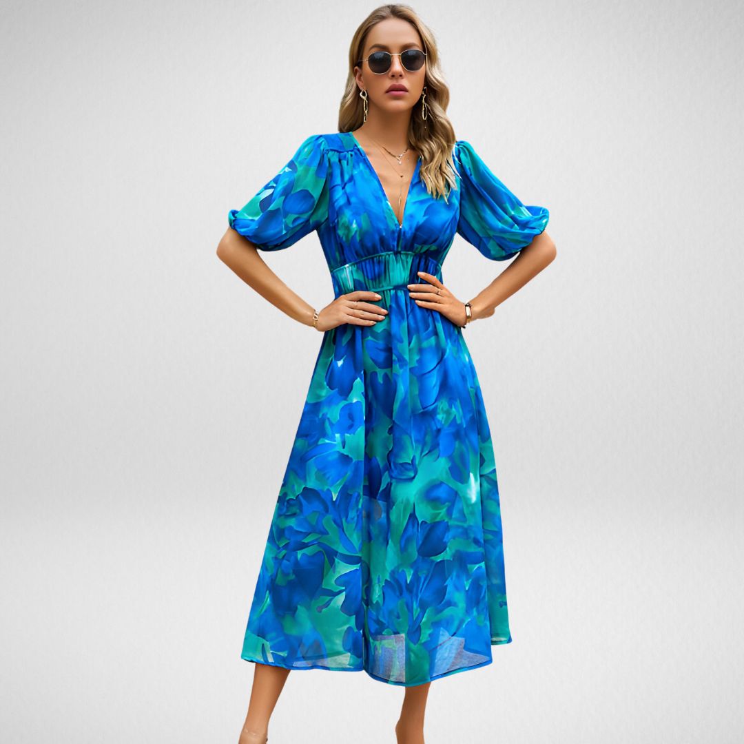 Eveloria Damen Midi-Kleid Juliet
