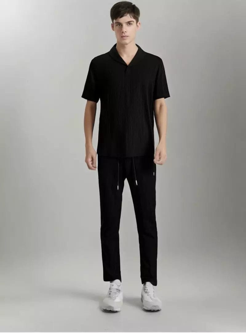 Männer Kurzarmhemd und Hose Sommer Set - Eveloria