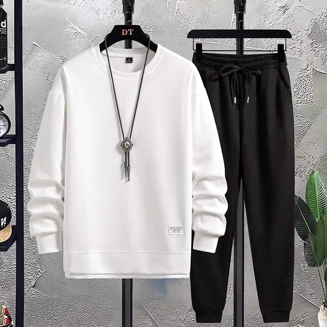 Männer Jogginganzug Sweatshirt-Hose Set Lässig - Eveloria