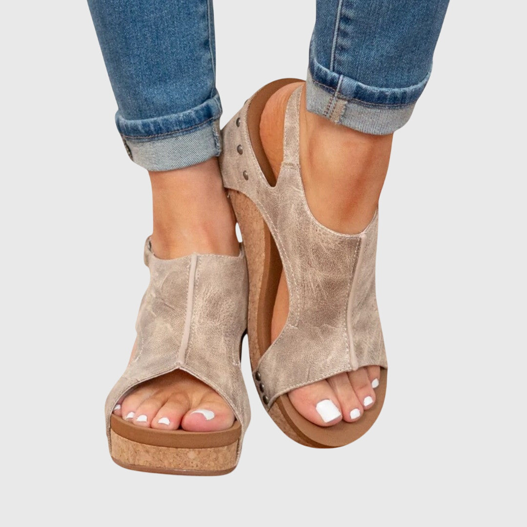 Damen Orthopädische Plattform Sandalen
