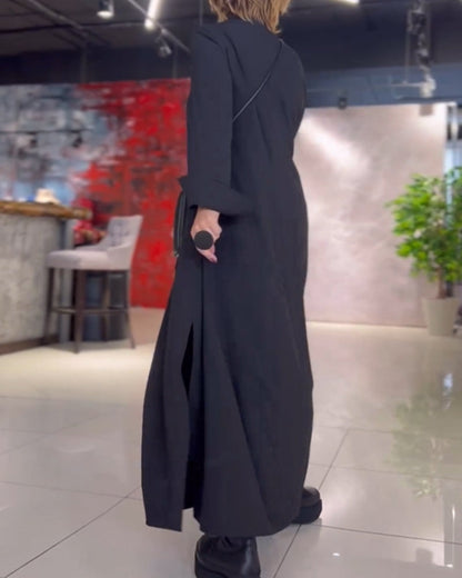 Eveloria Damen Stretchkleid Lang Weich