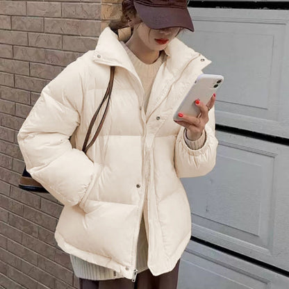 Damen Steppjacke Hochkragen