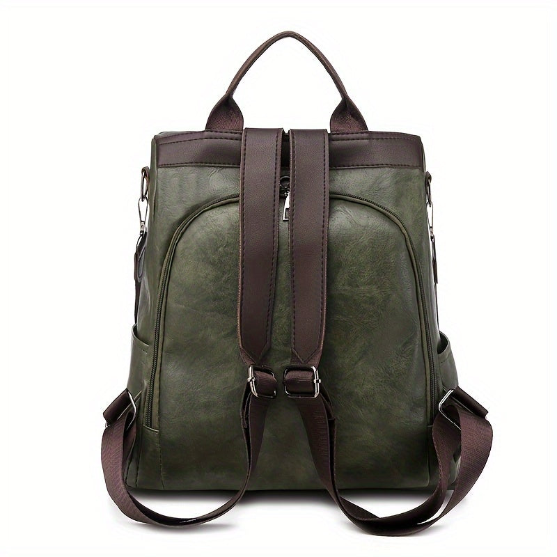 Eveloria Damen Rucksack Veganer Anti-Diebstahl Stadt-Backpack