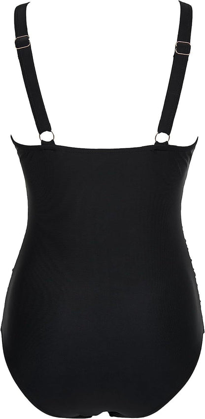 Eveloria Damen Einteiliger Badeanzug Hohe Taille