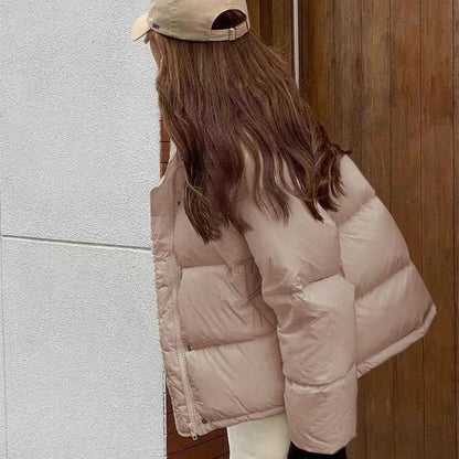 Damen Steppjacke Hochkragen