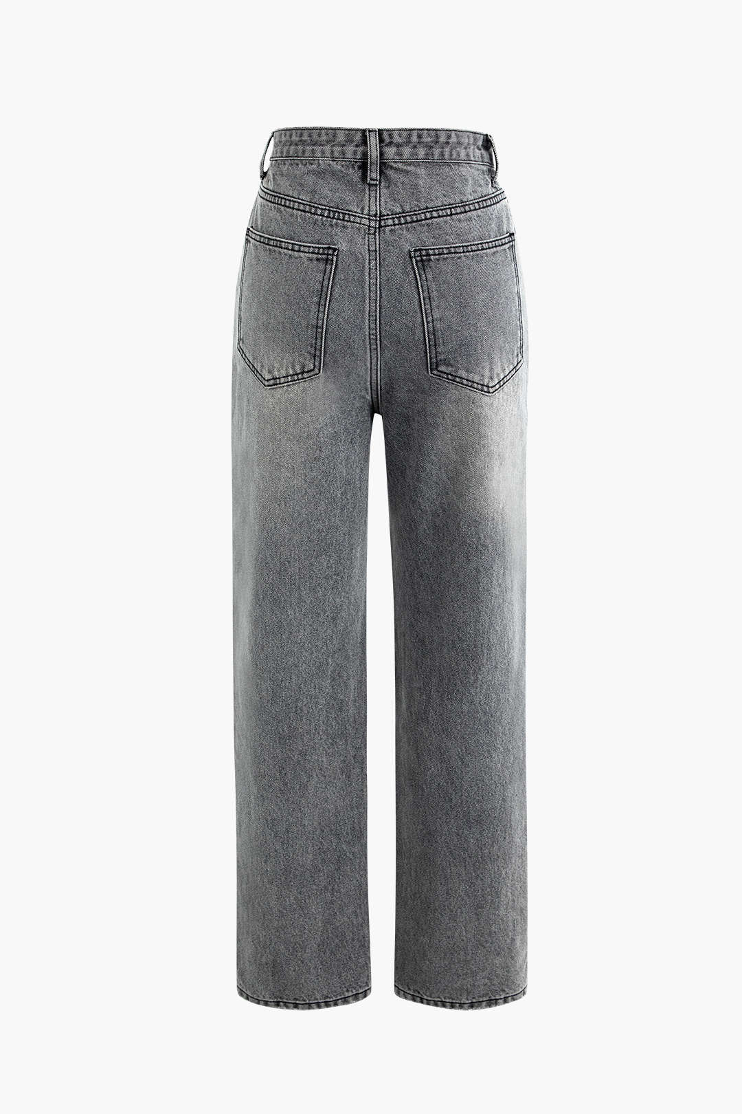 Damen Asymmetrische Jeans