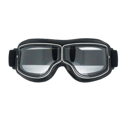 Herren Motorradbrille Polarisiert Vintage-Design