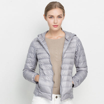 Damen Leichtes Daunenjacke