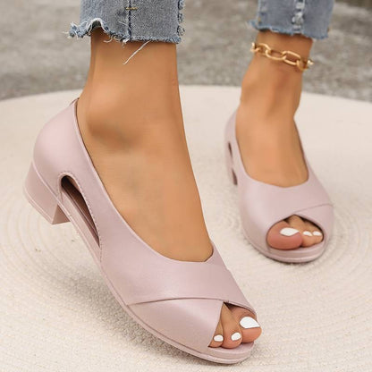 Eveloria Damen Orthopädische Hackensandale Elegant