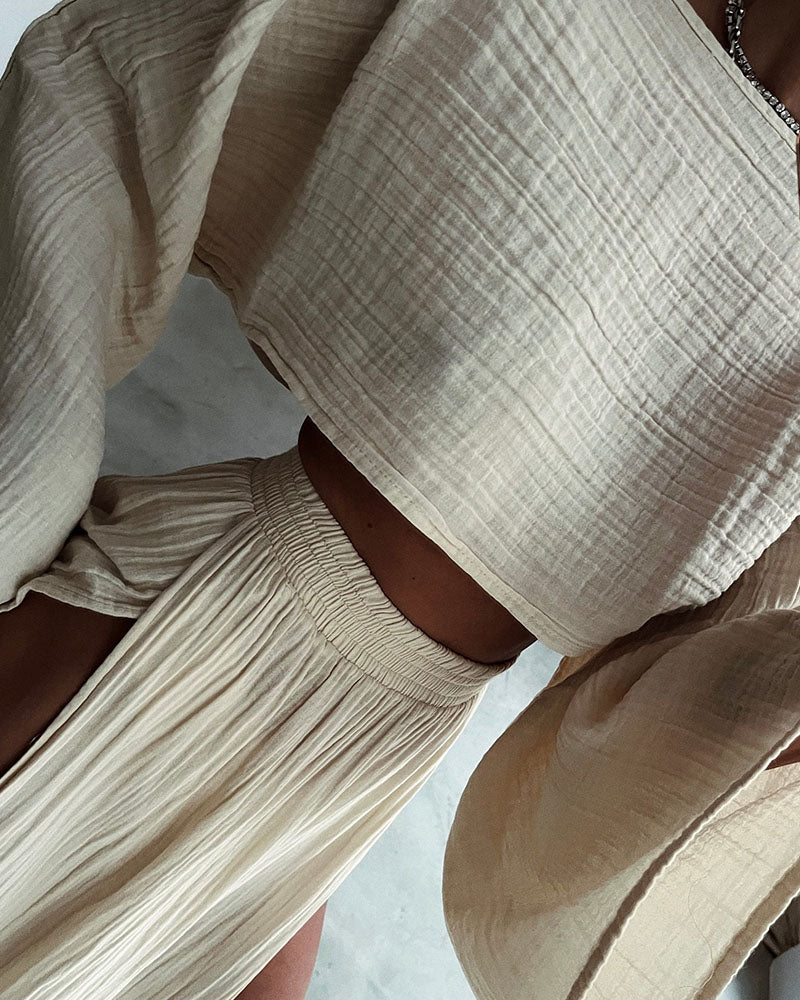 Eveloria Damen Lounge-Set Mintgrün
