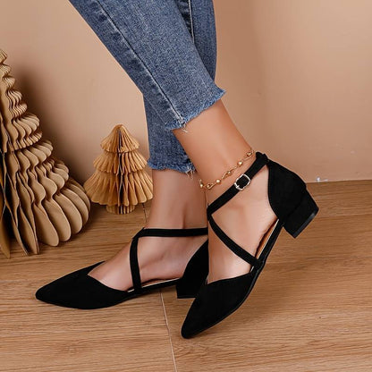 Damen Flache Schuhe Spitzer Zehenpartie - Eveloria