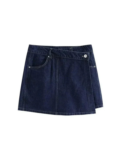Damen Denim Zweiteiler Kurzärmelige Jacke